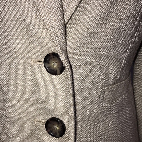 Banana Republic Wheat Blazer Size 2 - Picture 3 of 8